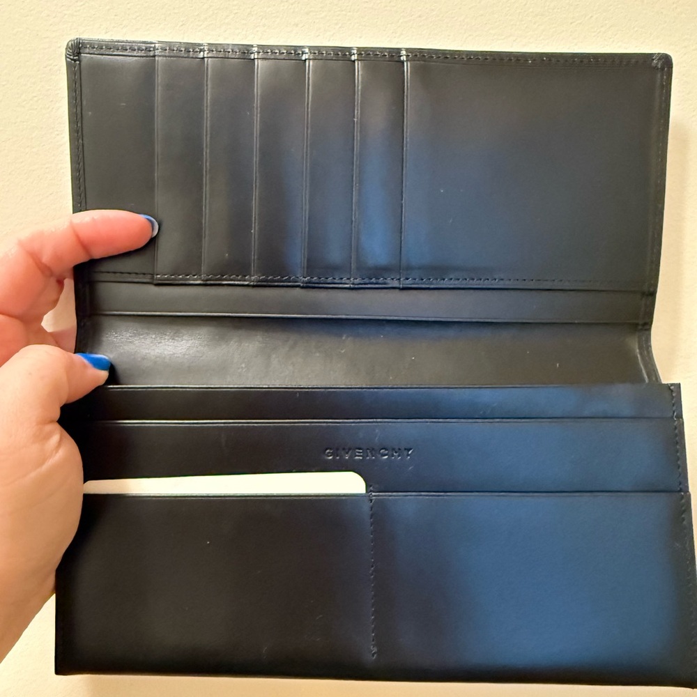 Givenchy Black Leather Long Wallet - Picture 3 of 5